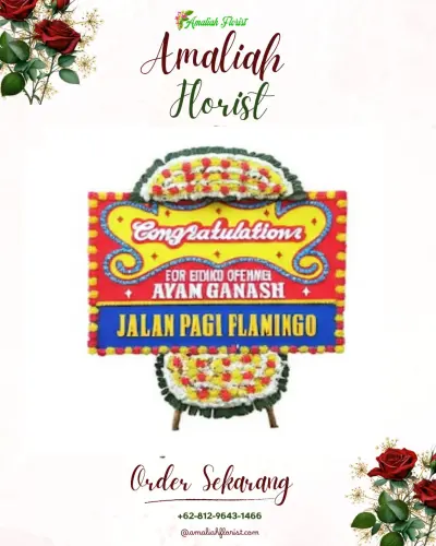 Bunga Papan Congratulation di Tanjung Mulia Hilir